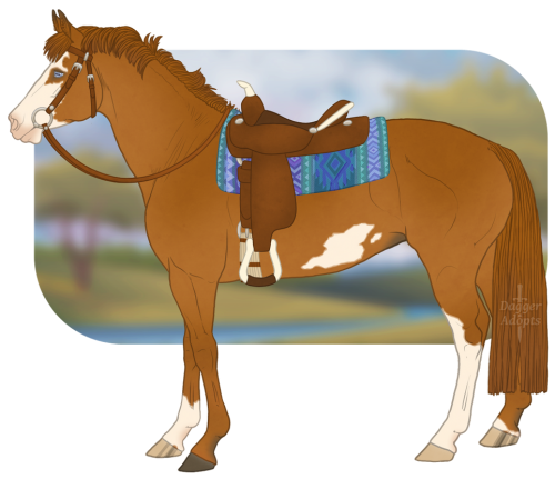 thoroughbred lineart mare western02 by daggerstale adopts dedjq5h pre