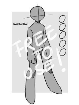 free f2u stickman base masculine ish by mary maru deqa8vq 350t